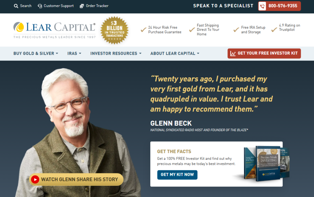 lear Capital homepage