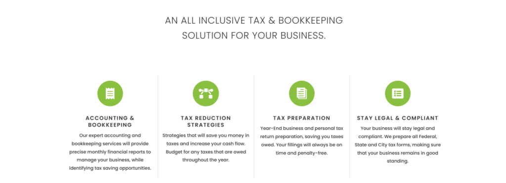 Tax and Bookkeeping fake solutions

